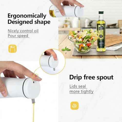 Oil And Vinegar Dispenser Set with Caddy (2 Count)