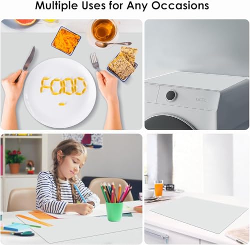 Extra Large Flexible Silicone Table Mats for Kids