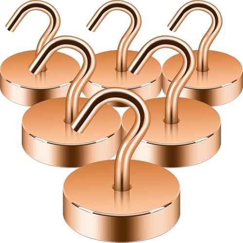 Magnetic Hooks Large Opening (6 Count)