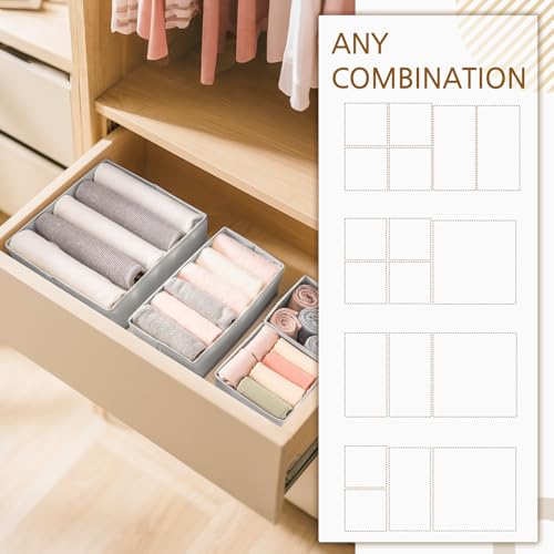 26 Pack Drawer Organizer for Clothes (26 Count)