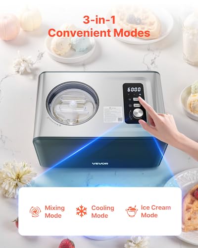 Automatic Ice Cream Maker with Built
