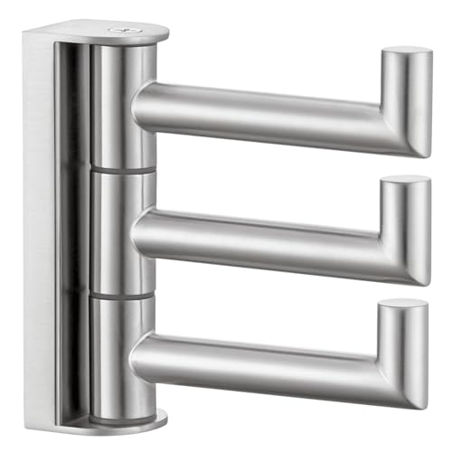 Swivel Towel Hook Brushed Nickel