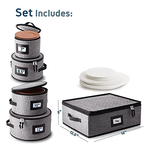 Fine China Storage Containers Hard Shell 5 Piece Set