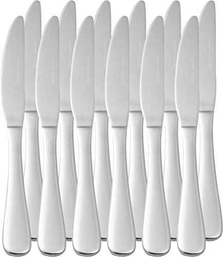 Stainless Steel Dinner Knives with Round Edge