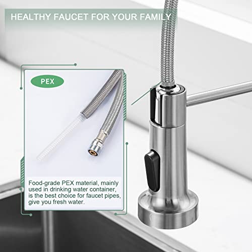Laundry & Utility Sink Faucet with Pull