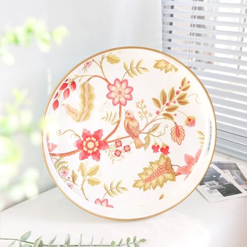 Decorative Serving Tray with Handles