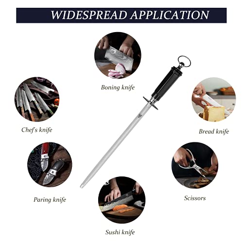 10 Inch Round Diamond Knife Sharpening Rod