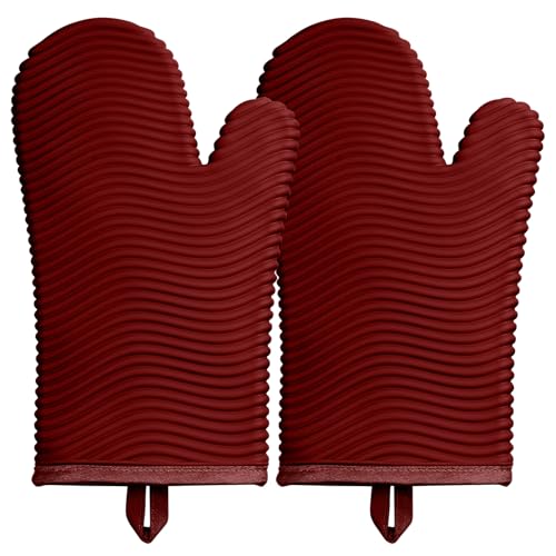 Silicone Oven Mitts (2 Count)