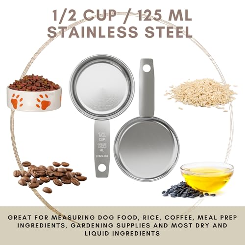 1 2 Cup Stainless Steel Measuring Cup