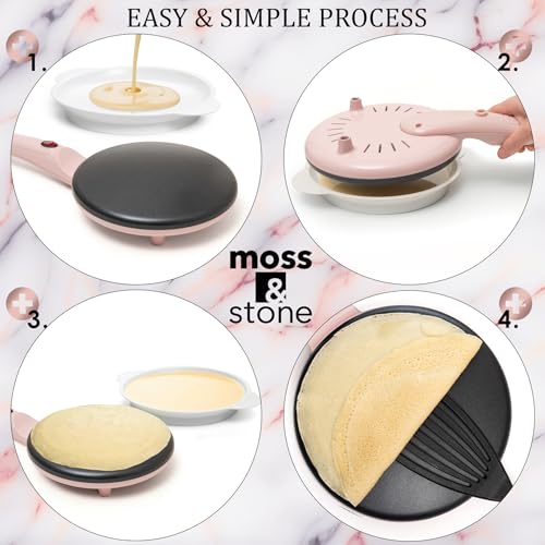 Pink Electric Crepe Maker