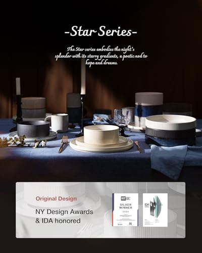 Star 8.25" Pasta Bowls Set of 4 (4 Count)
