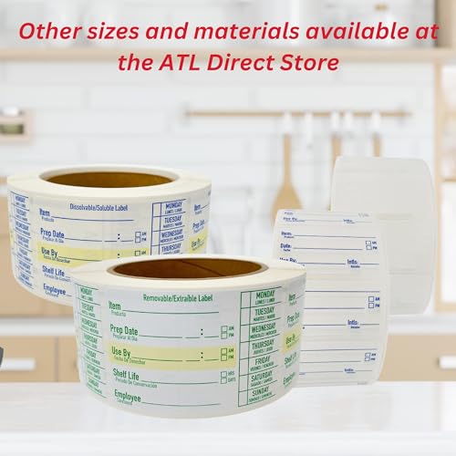 2x1 Dissolvable Food Labels