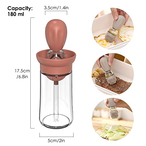 Oil Dispenser with Brush (2 Count)