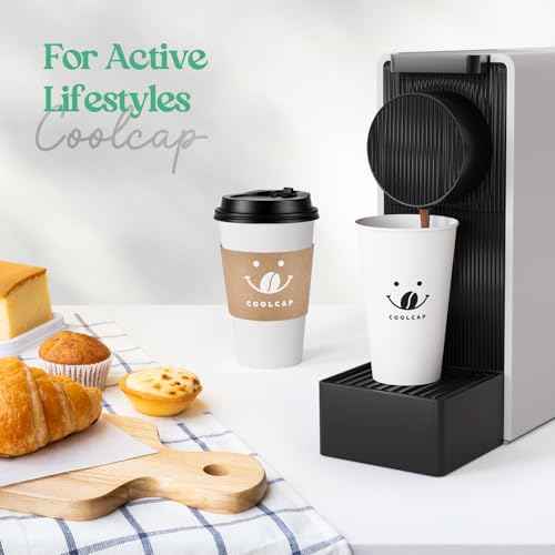 Coffee Cups with Lids and Sleeves (100 Count)