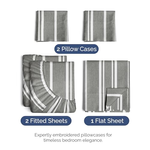 Split King Size 5 Piece Sheet Set