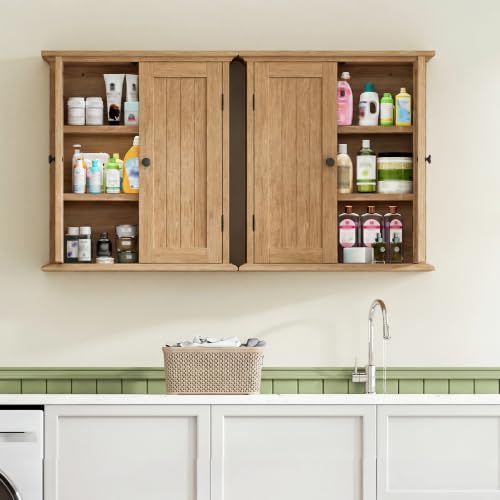 Bathroom Wall Cabinet with 2 Doors
