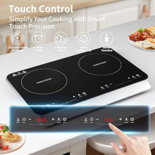 Portable Induction Cooktop 2 Burner