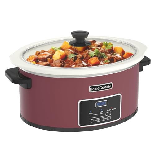 6 Quart Programmable Slow Cooker with Timer