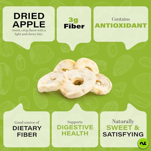Dried Apple Rings Slices (8 Ounce)