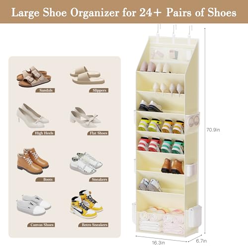 Shoe Storage Over the Door Shoe Organizer