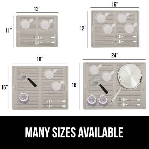 Patented BPA Free Silicone Dish Drying Mat