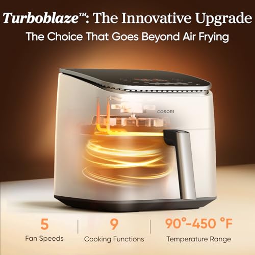 TurboBlaze Smart Air Fryer 6 Qt