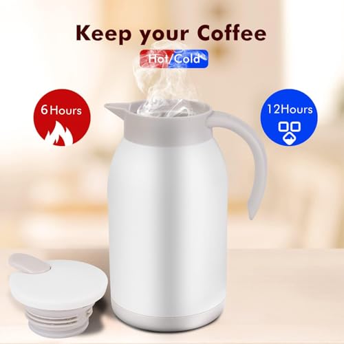Stainless Steel Thermal Coffee Carafe Dispenser