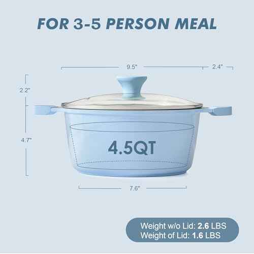Ceramic Nonstick Stock Pot with Lid