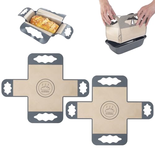 2 Pcs Silicone Bread Loaf Pan Liners