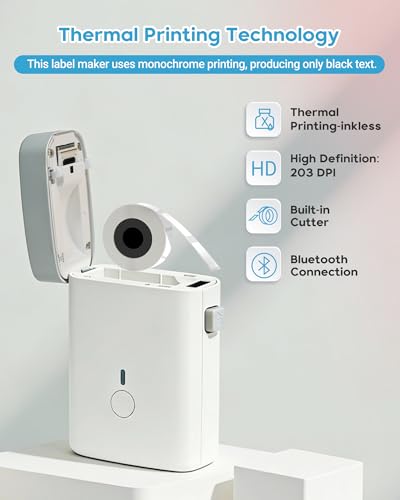 Label Maker Bluetooth Label Maker Machine with Tape
