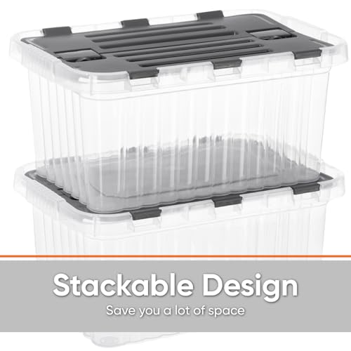 Storage Bins with Lids