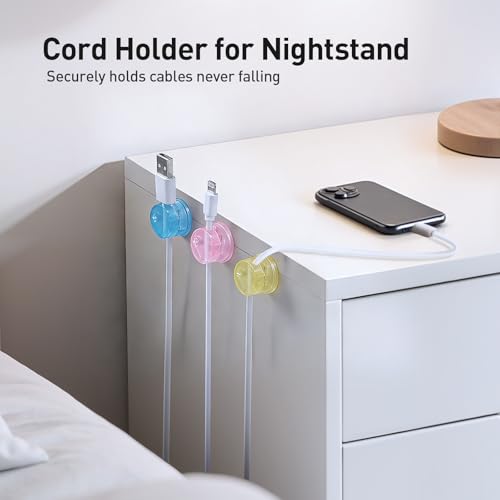 8 Pack Magnetic Cable Clips (8 Count)