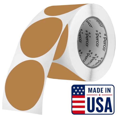 Kraft Brown Round Circle Dot Sticker 3