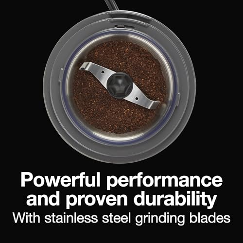 Sound Shield Electric Coffee Grinder for Quiet Grinding