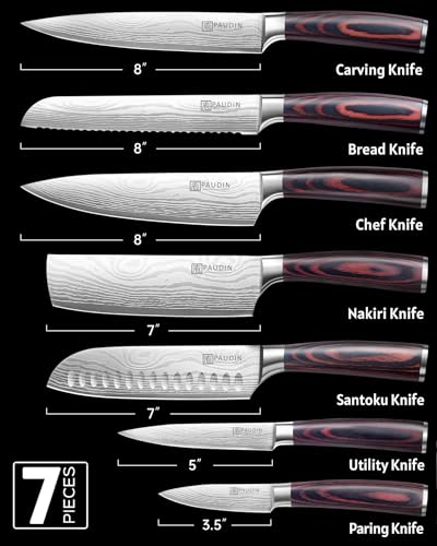 Chef Knife Set (7 Count)