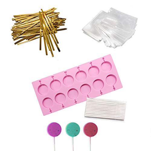 12 Capacity Silicone Lollipop Molds