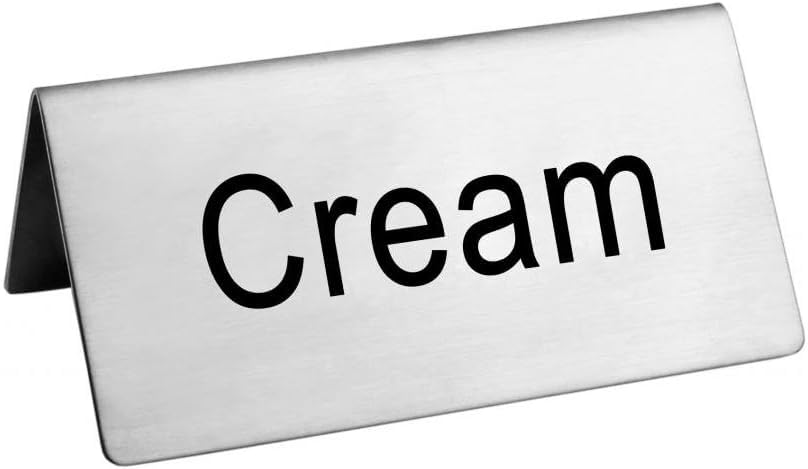Stainless Steel Table Tent Sign (2 Count)