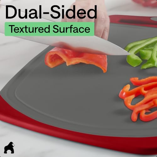 BPA Free Reversible Kitchen Cutting Board (3 Count)