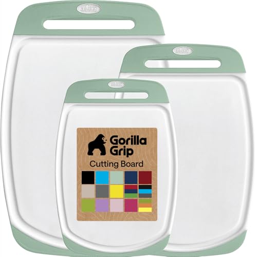 BPA Free Reversible Kitchen Cutting Board (3 Count)