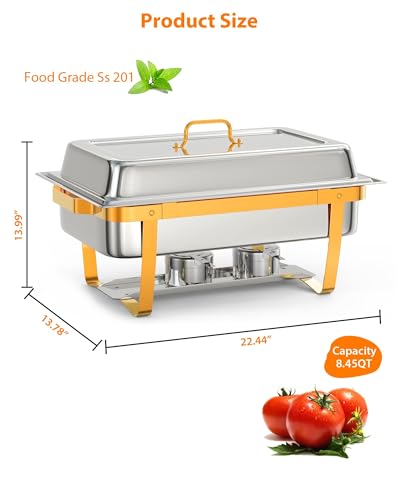 Chafing Dish for Buffet Set (4 Count)