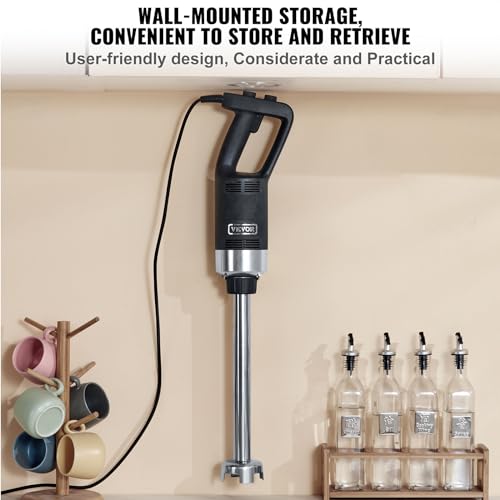 Commercial Immersion Blender 750W 20" Heavy Duty Kitchen Hand Mixer
