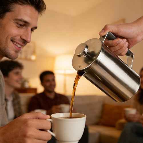 600ml Small French Press Coffee Maker