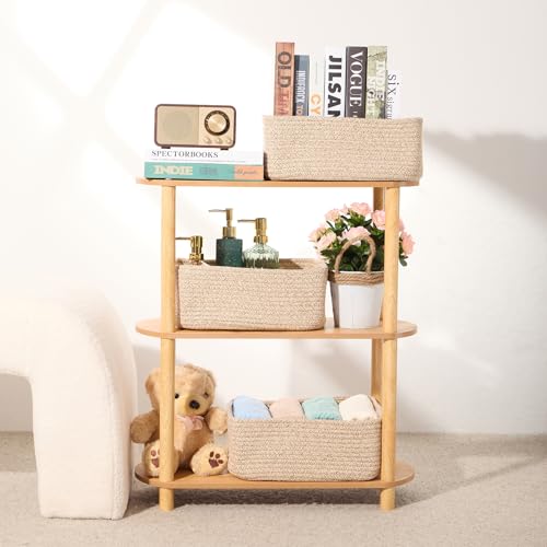 Small Storage Baskets for Organizing (4 Count)