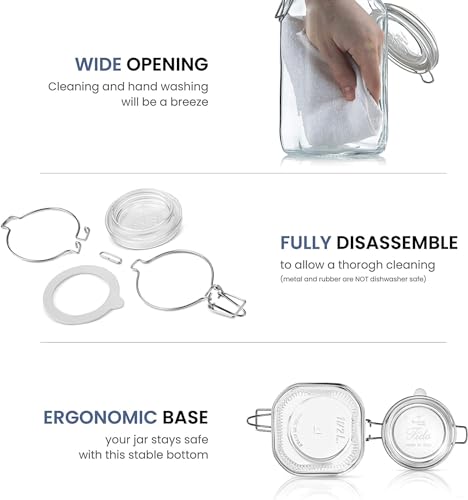 SYNCHKG017035 Fido Glass Canning Jar Italian