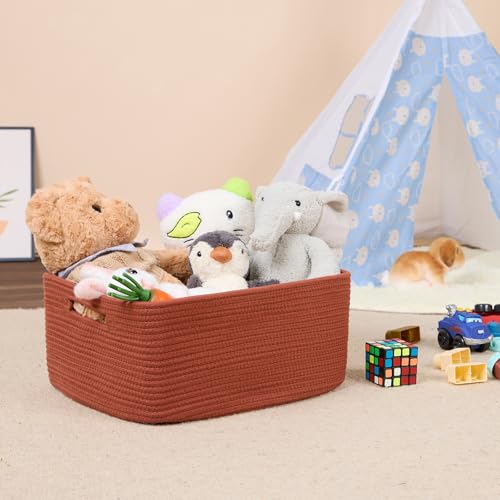 Large Storage Baskets for Shelves (3 Count)