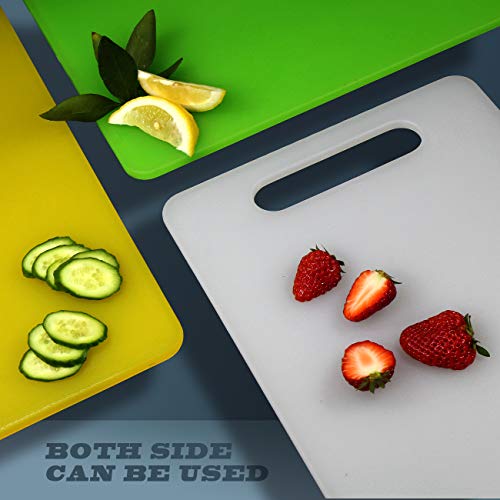 Plastic Utility Cutting Board with Handles
