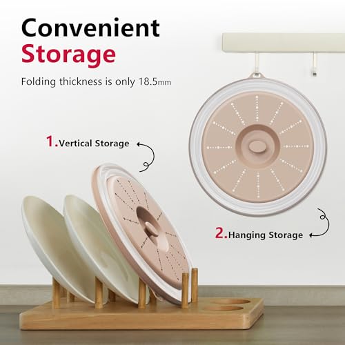 Microwave Splatter Cover Vented for Food with Hook Hole