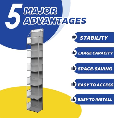 6 Tier Over The Door Hanging Organizer (6 Count)