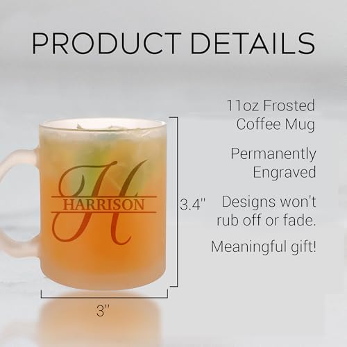 Personalized Coffee Mug Engraved with your Custom Name