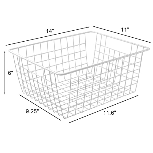 14" Upright Freezer Storage Baskets (4 Count)